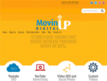 Tablet Screenshot of movinupdigital.com